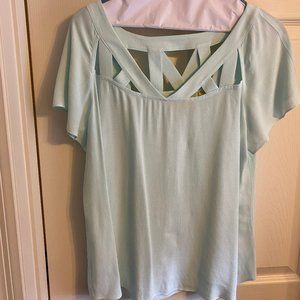 Maeve size 4 mint/seafoam green color blouse